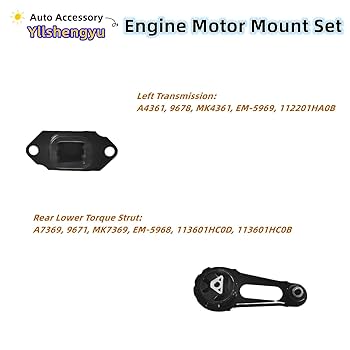 Amazon.com: 3Pcs Engine Motor Mount Set Fits for Nissan